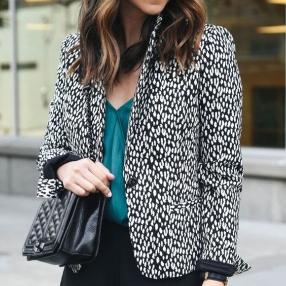 Banana Republic Jackets & Blazers - banana republic animal one button blazer